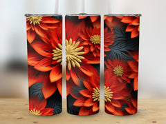 20 oz Tumbler Wrap of a Beautiful 3D Gloriosa Flower | Seamless Tumbler Wrap | Tumbler Wrap | 20 oz tumbler, 3d Gloriosa, 3d tumbler wrap, Floral Wraps, Gloriosa flower Tumbler Wrap, Seamless Gloriosa tumbler wrap, skinny design, skinny tumbler, sublimination design, tumbler design, tumbler png, tumbler template, tumbler wrap png | Gabe Atkins Designs