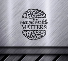 Mental Health Matters Brain SVG SVG