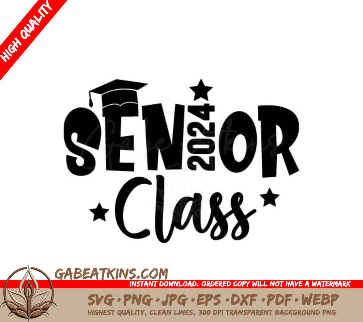 Senior Class Graduation Cap SVG SVG