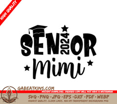 Senior Mimi Graduation SVG SVG