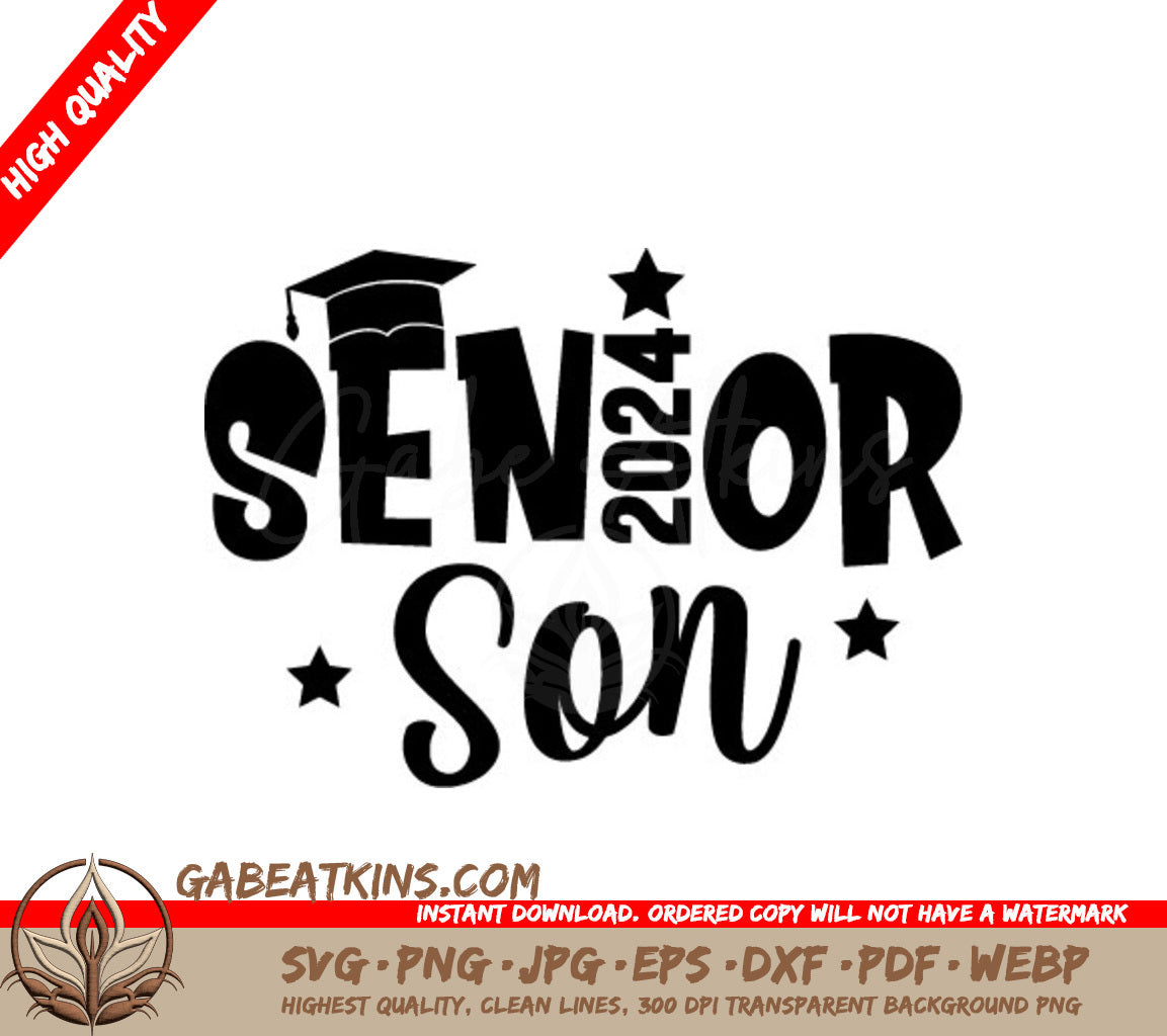 Senior Son Graduation SVG SVG