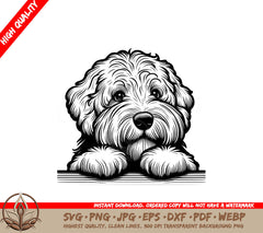 Shaggy Old English Sheepdog SVG