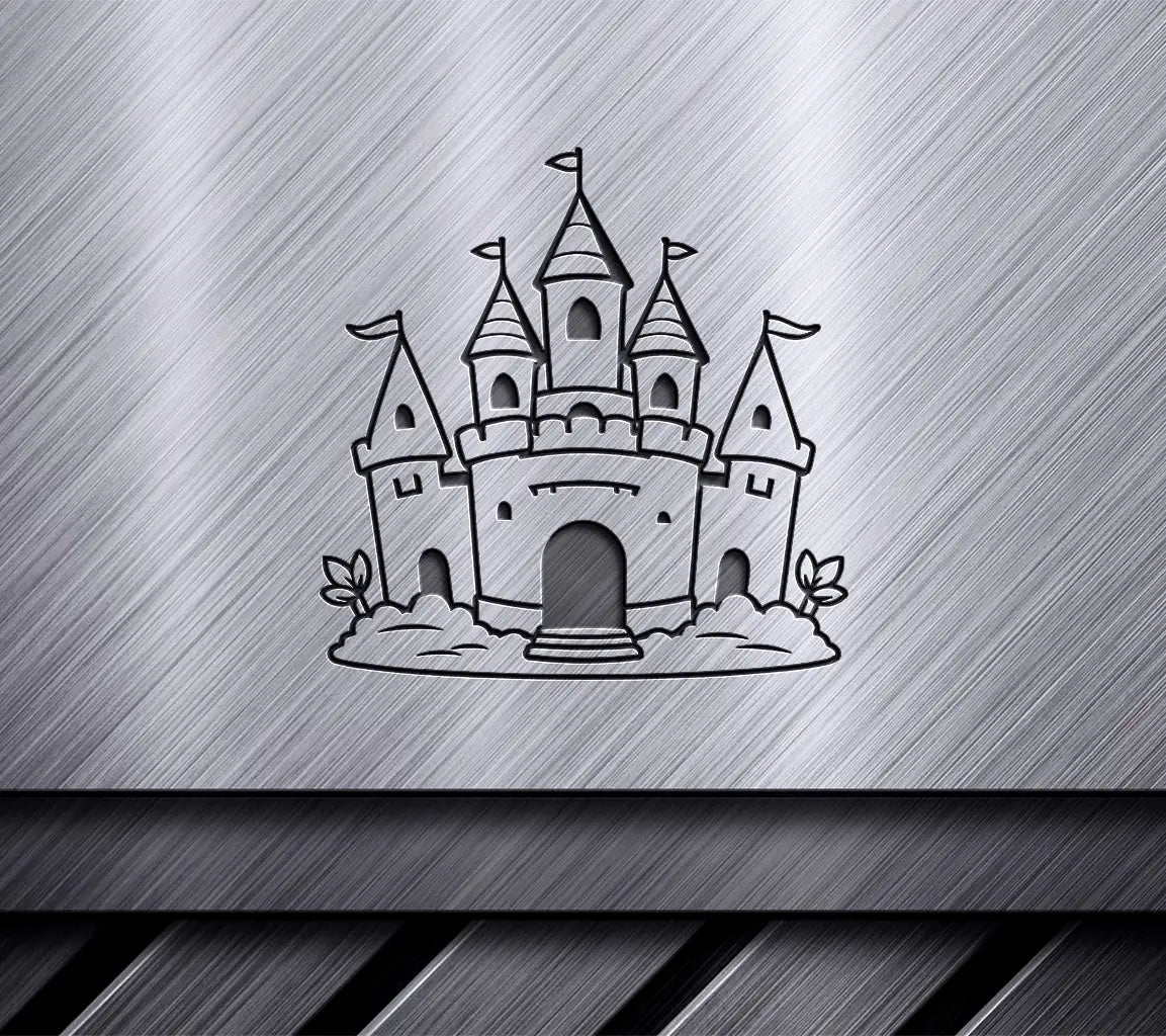  Castle SVG for Kids Coloring - Simple Vector Illustration SVG