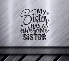 Awesome Sister SVG Quote SVG