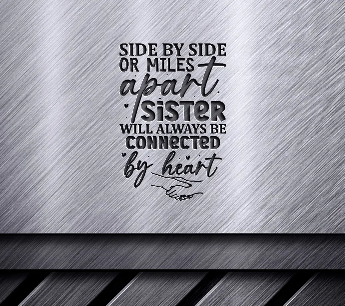 Sister Heart Connected SVG SVG