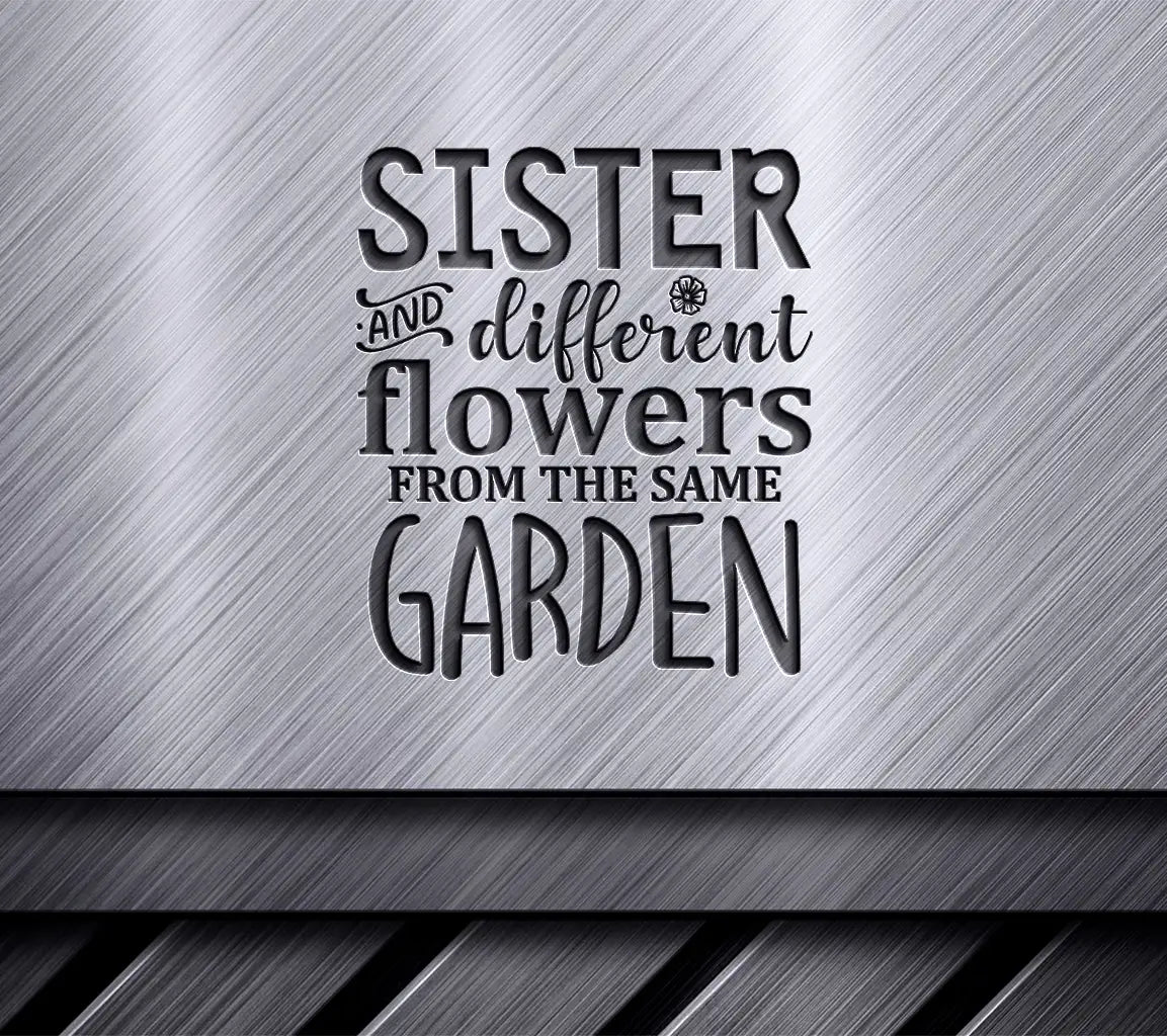 Sister Flowers Garden SVG SVG