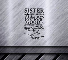 Sister Quotes SVG Design SVG