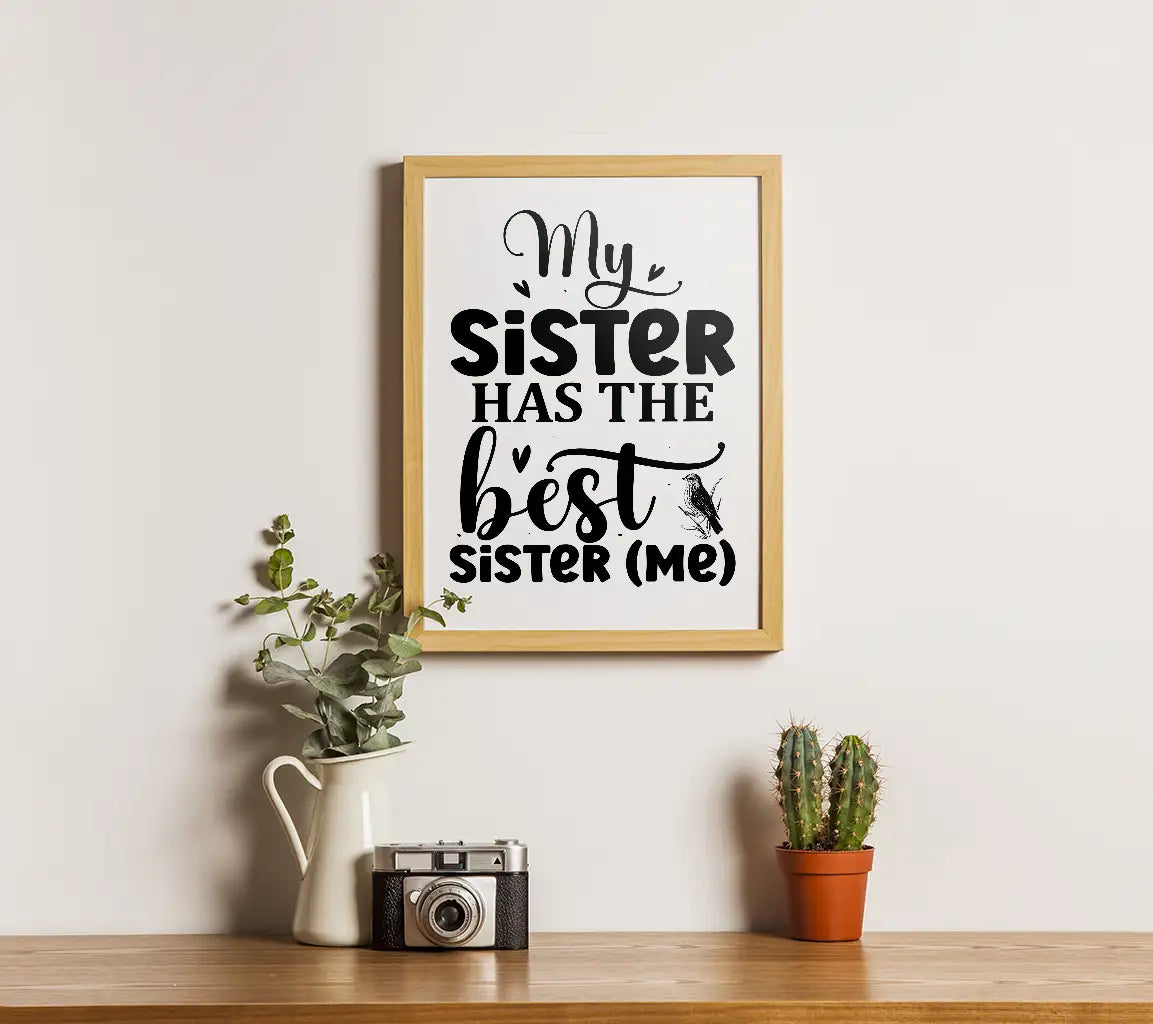 Best Sister SVG Quote SVG