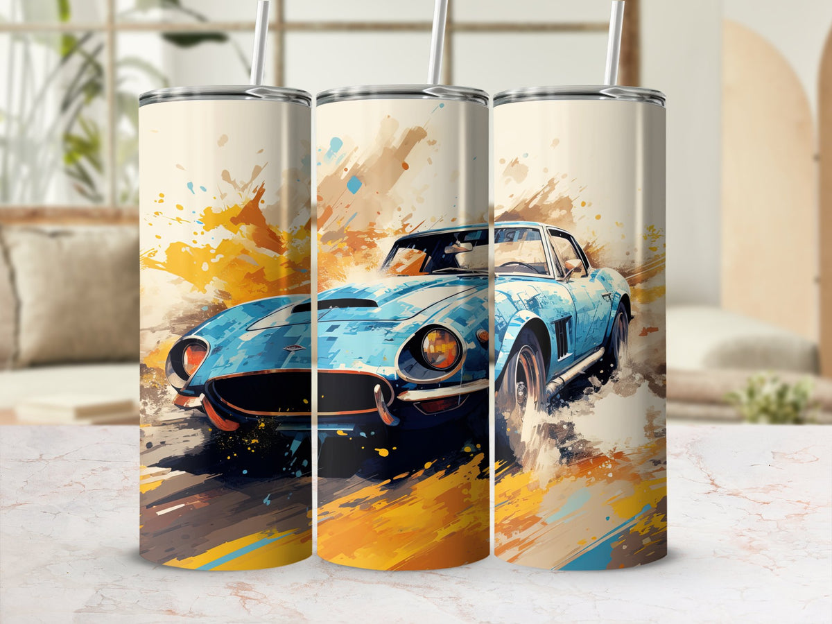 Sky Blue Classic GT Watercolor Speed Tumbler Wrap | 20oz Tumbler Wrap Sublimation Design PNG | Tumbler Wrap | 20oz_Tumbler_Wrap, corvette tumbler wrap, Digital_Download, Flare_Wrap, Modern_Wrap, Muscle Cars, Pink Tumbler Wrap, Street_Style, sublimation design, Sublimation_Art, Trendy_Tumbler, tumbler design, tumbler wrap, tumbler wrap png, Tumbler_Design | Gabe Atkins Designs