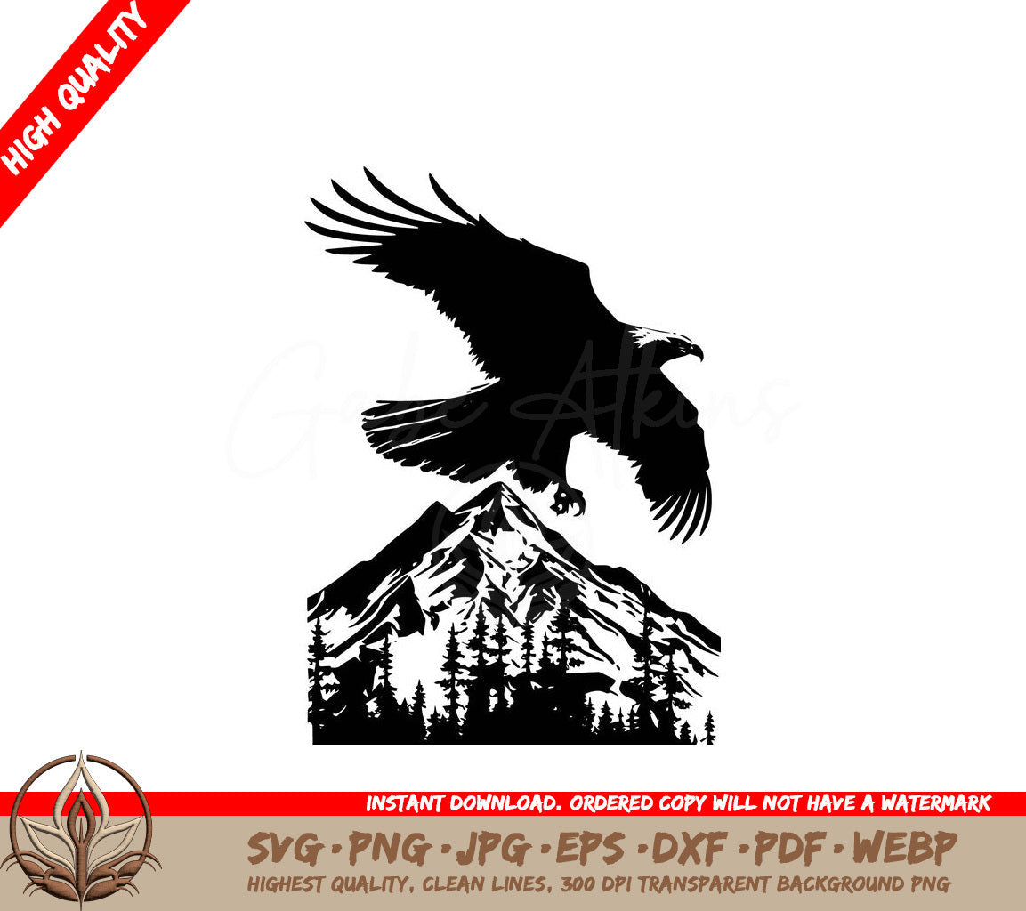 Soaring Eagle above Mountains: Digital Design in Multiple File Formats 
