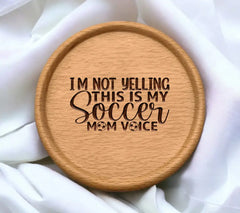 Soccer Mom Voice SVG Design SVG