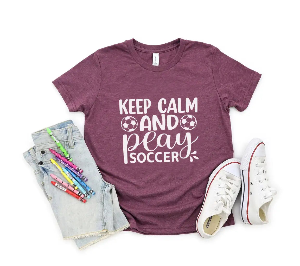 Keep Calm Play Soccer SVG SVG