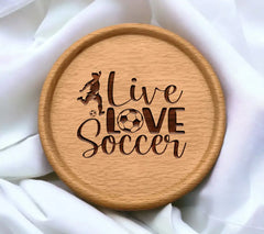 Live Love Soccer SVG Poster SVG