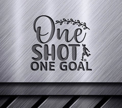 Soccer One Shot One Goal SVG SVG