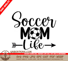 Soccer Mom Life Arrow SVG SVG