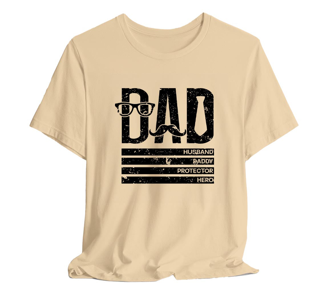 Dad: Husband, Daddy, Protector, Hero T-Shirt | Perfect T-Shirt for Dads on Fathers Day | Father's Day Gift, Funny Father Shirt, Best Dad Shirt, Gift for Dad, Dad: Husband, Daddy, Protector, Hero T-Shirt | Perfect T-Shirt for Dads on Fathers Day | Father's Day Gift, Funny Father Shirt, Best Dad Shirt, Gift for Dad