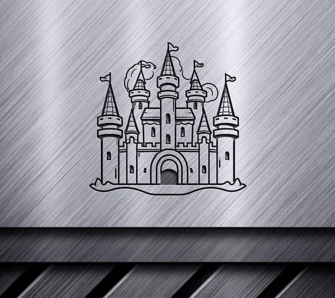  Castle with Flags SVG - Songs of the Seasons SVG