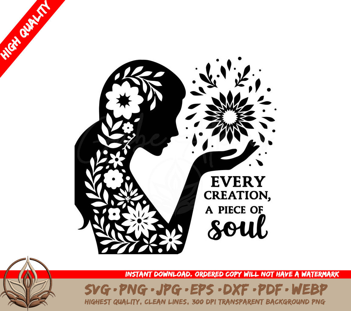 Soul Creations Digital Design File for Cutting Machines and Printing (SVG, PNG, JPG, AI, PDF, DXF, EPS, WebP) 
