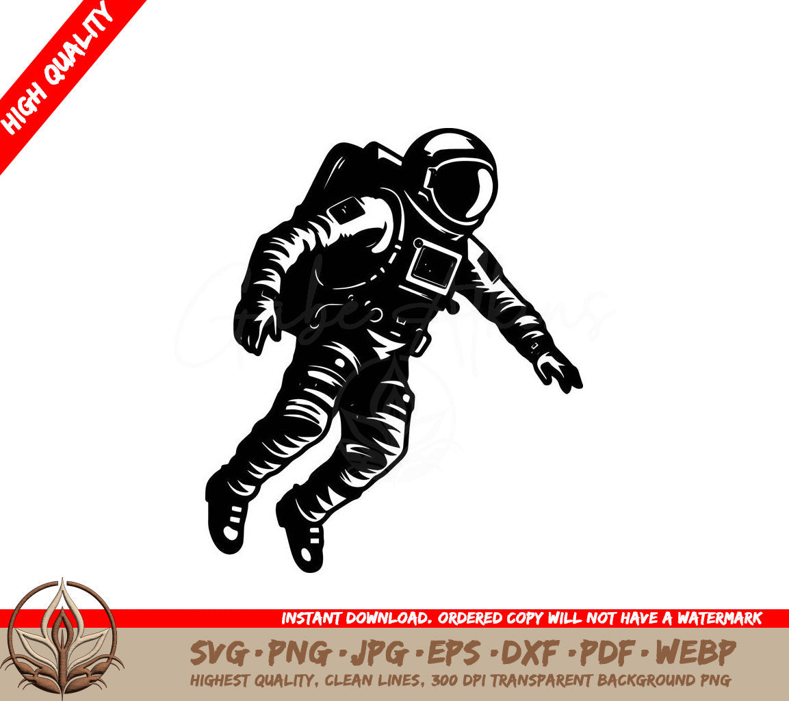 Spacebound Astronaut: Digital Design in Multiple File Formats 
