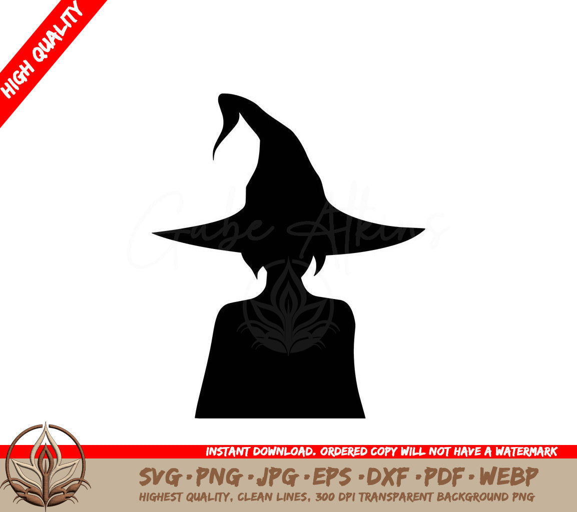 Spellbinding Sorceress Digital Design in Multiple File Formats 
