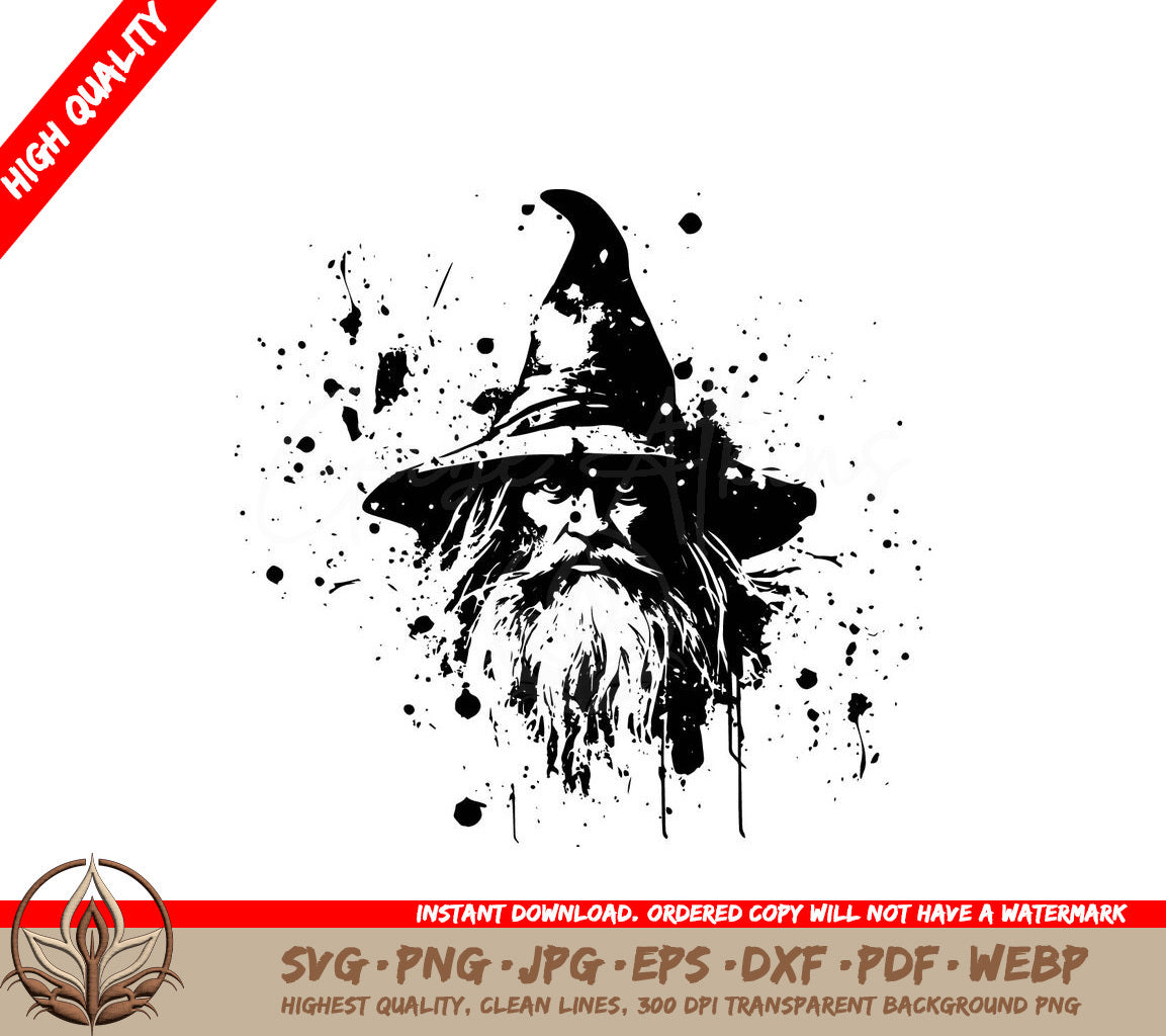 Spellbinding Wizard - Digital Design in Multiple File Formats 
