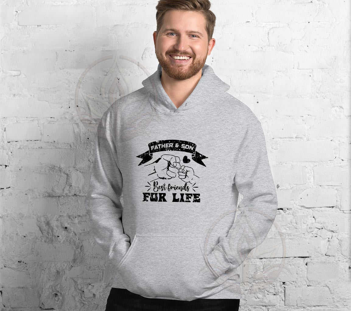 Father And Son Best Friends For Life Hoodie, Perfect Hoodie For Dads O | Day Gift, Funny Father Hoodie,