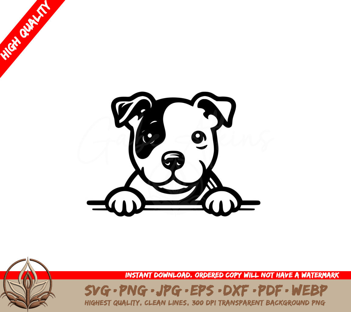 Staffordshire Bull Terrier Buddy SVG 
