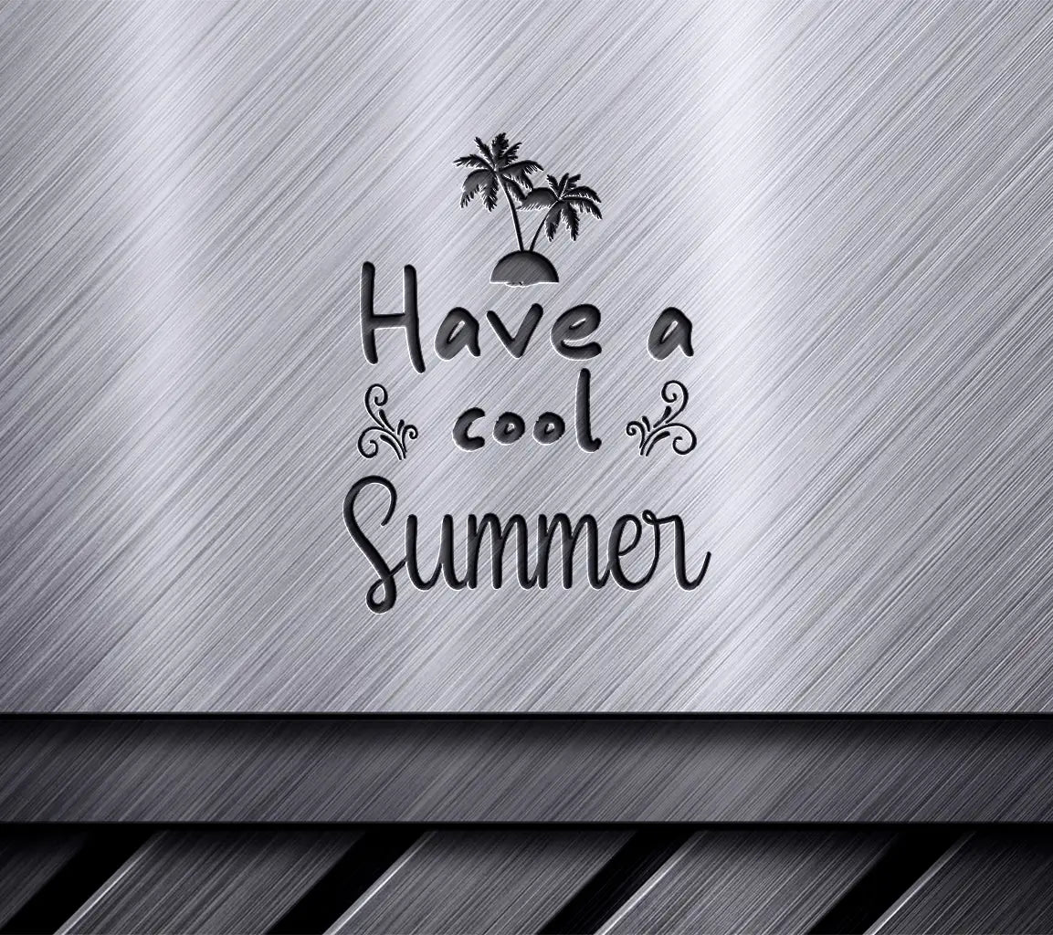 Cool Summer SVG Poster SVG