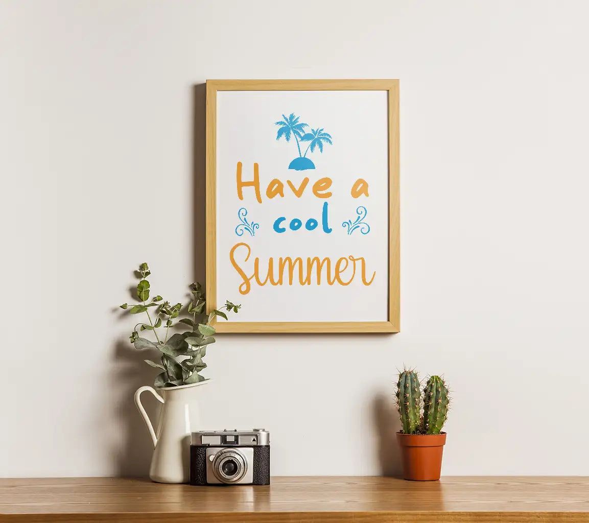 Cool Summer SVG Poster SVG