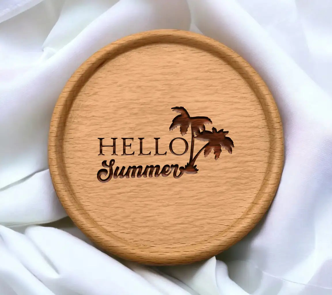 Blue & Orange Hello Summer SVG SVG