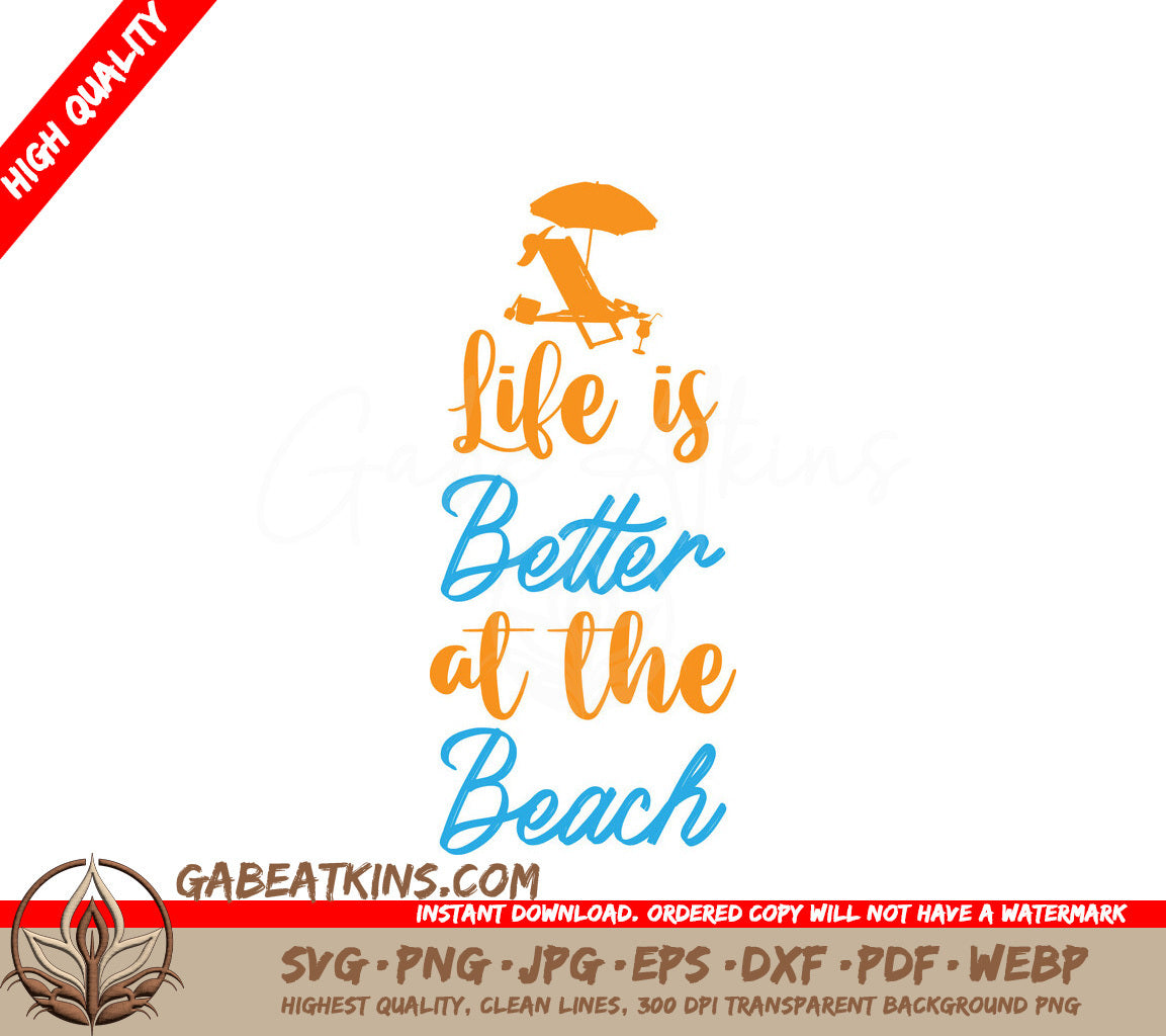 Beach Life SVG Design SVG