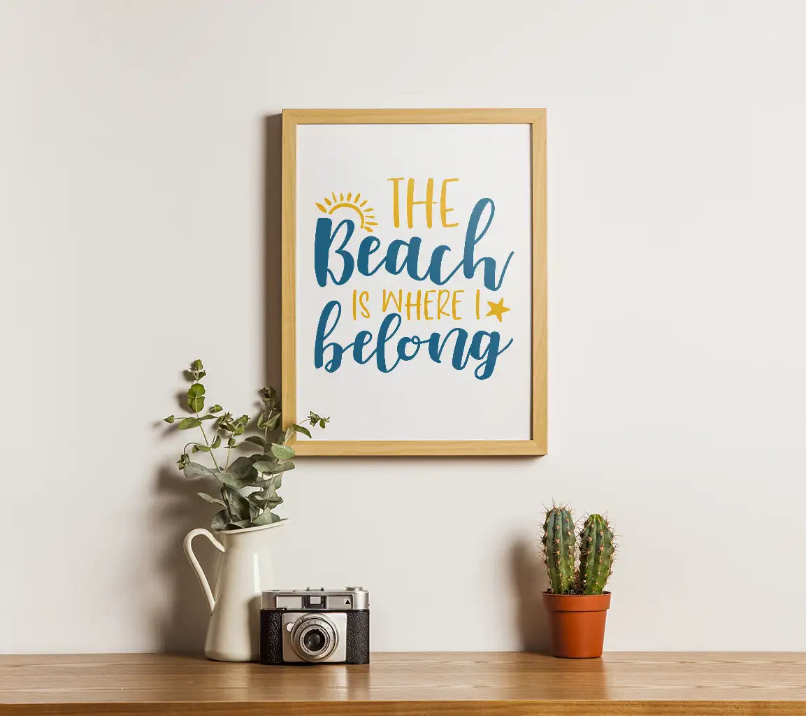 Beach Vibes SVG - The Beach Is Where I Belong SVG