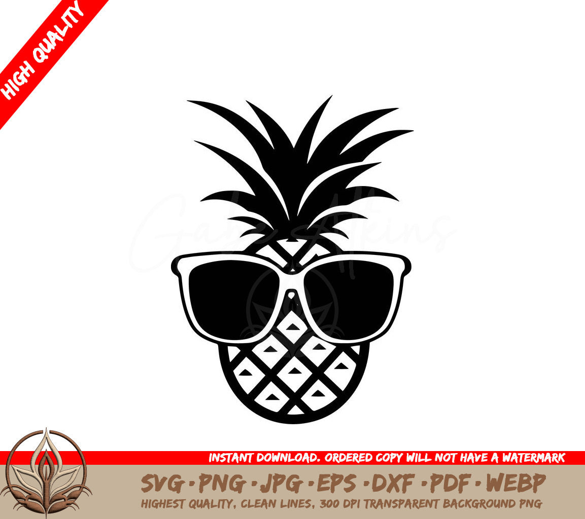 Sunny Day Pineapple: Digital Design in Multiple File Formats 
