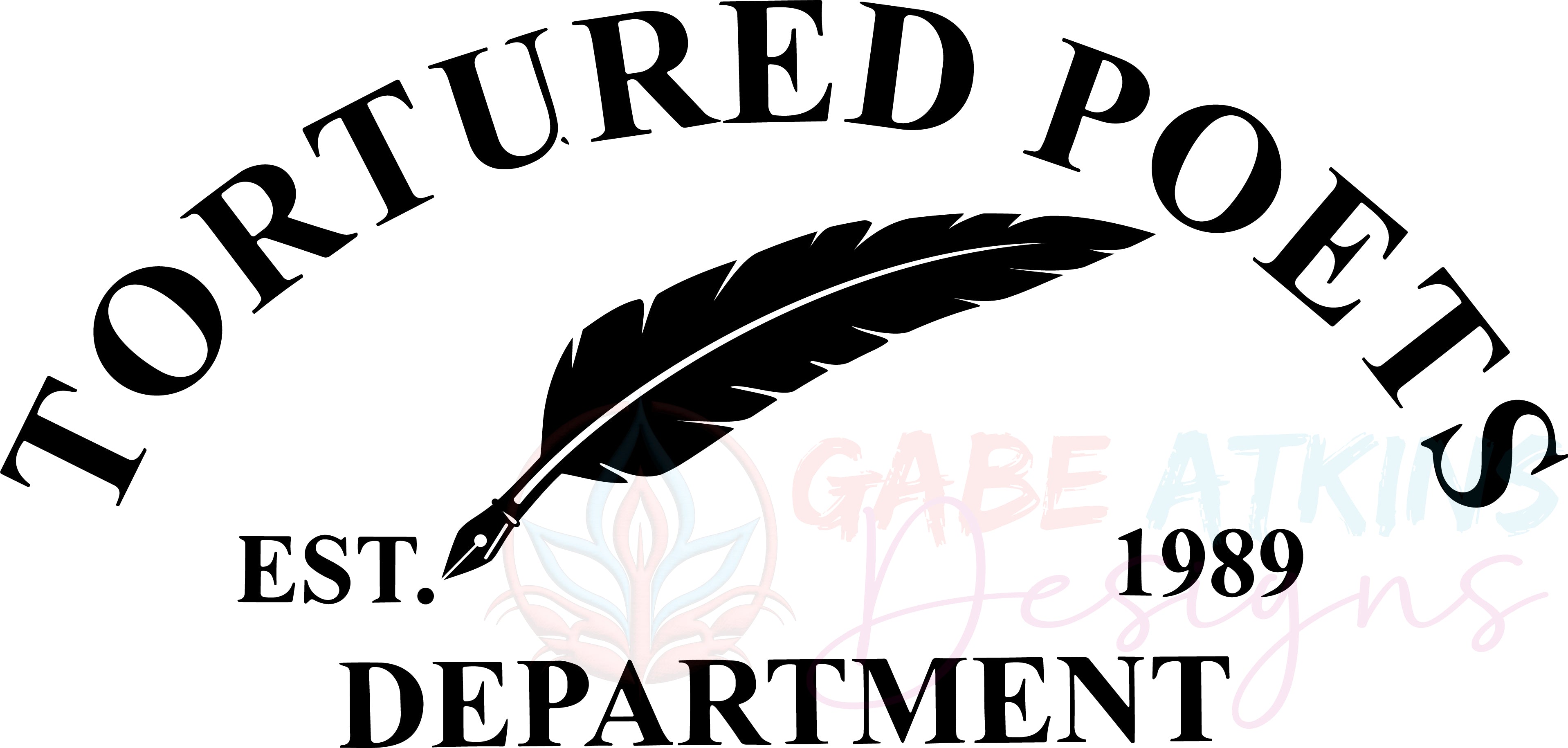 The Tortured Poets Department Est 1989 SVG, PNG JPG, EPS, DXF, PDF | T | Tortured Poets Department Est 1989 SVG, PNG JPG, EPS, DXF, PDF