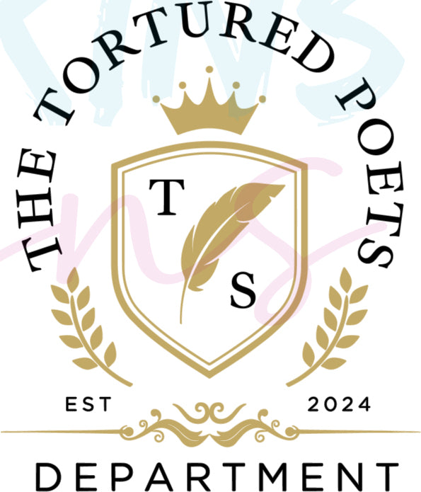 The Tortured Poets Department Royal SVG | TTPD Royal Crest SVG, PNG JP | TTPD Royal Crest SVG, PNG JPG, EPS, DXF, PDF