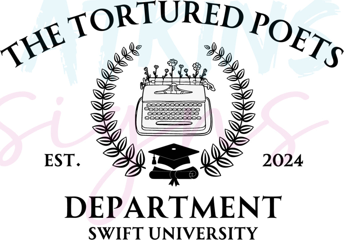 The Tortured Poets Department Swift University SVG, PNG JPG, EPS, DXF, | Tortured Poets Department Swift University SVG, PNG JPG, EPS, DXF, PDF