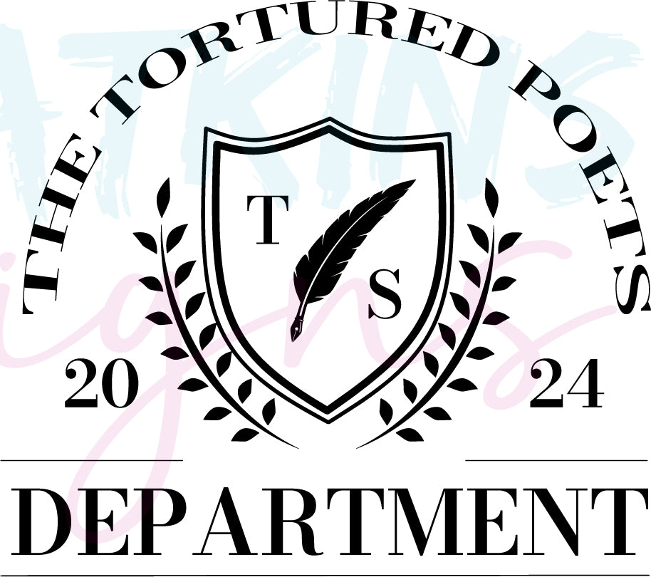 Taylor Swift The Tortured Poets Department Crest SVG - 7 File Formats