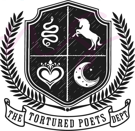 The Tortured Poets Department Quadrant SVG | TTPD Quadrant SVG, PNG JP | TTPD Quadrant SVG, PNG JPG, EPS, DXF, PDF