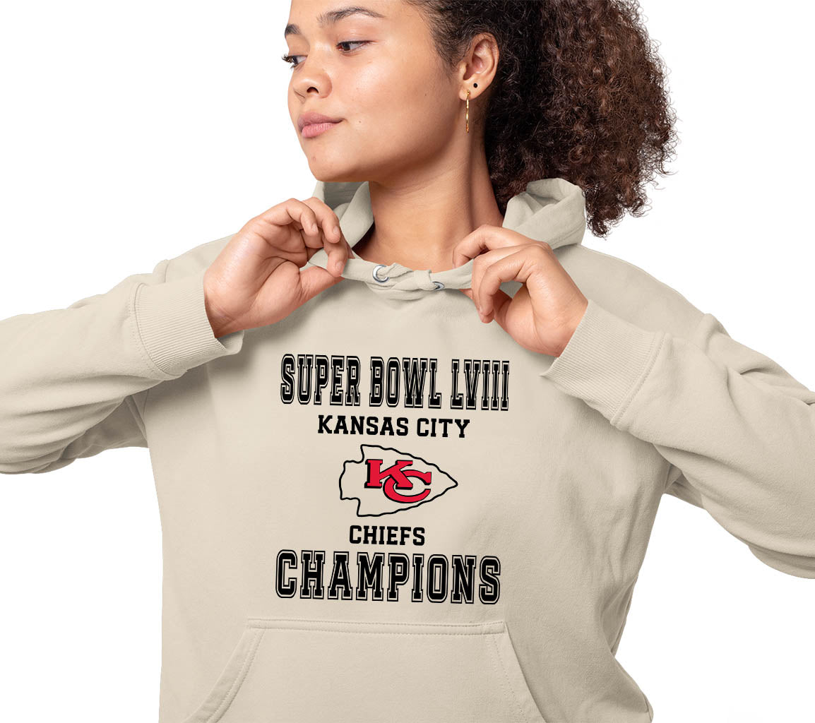 KC Chiefs Super Bowl Champions Hoodie | Celebrating KC Win Of Super Bowl LVIII with this Awesome Hoodie