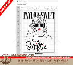 Taylor Swift SVG | I'm A Swiftie SVG