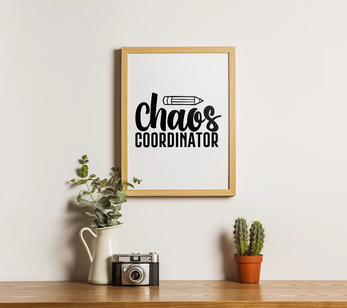 Chaos Coordinator SVG -  Pencil Drawing SVG