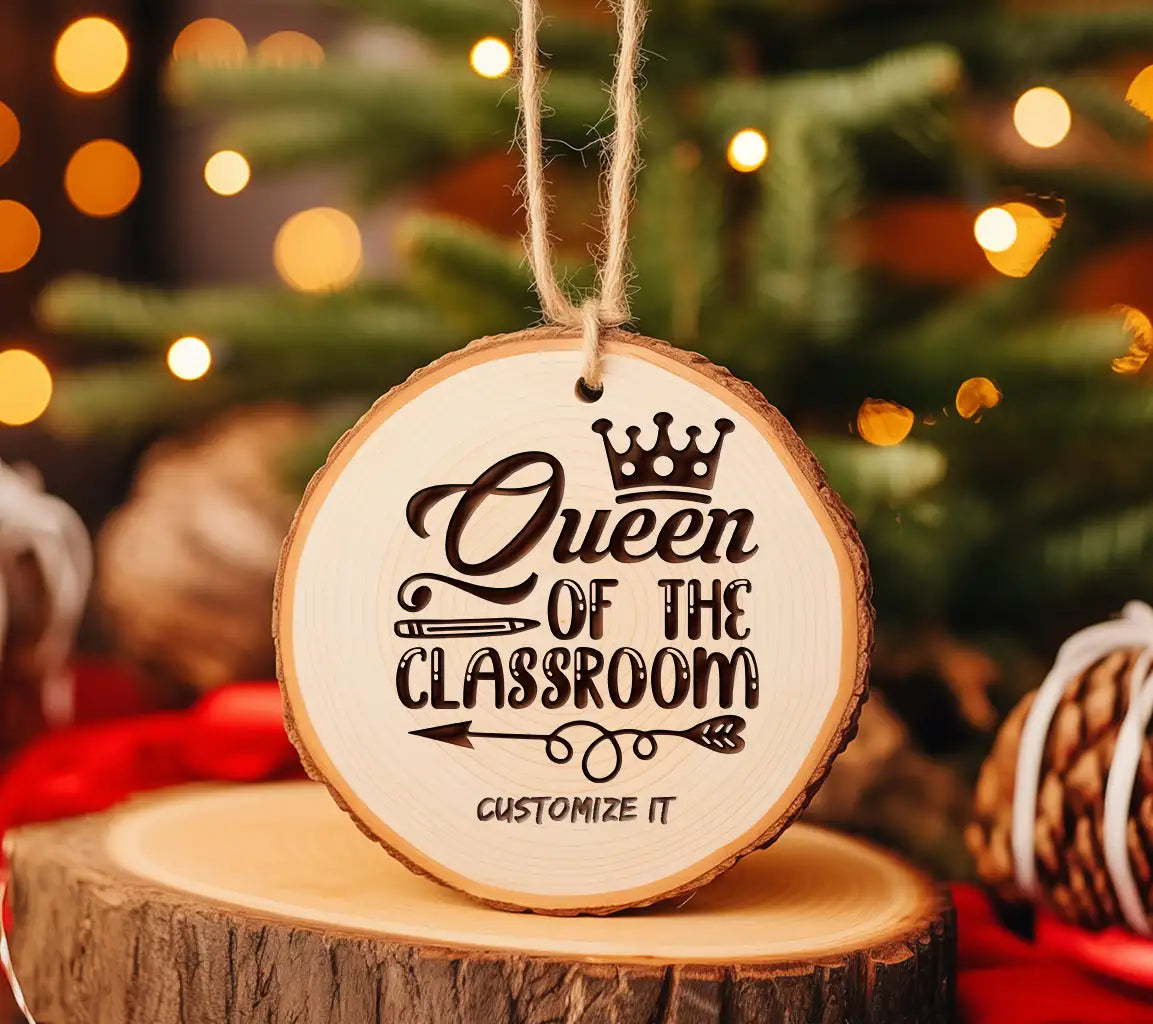  Queen of the Classroom SVG with Crown & Arrow - Teacher Design SVG