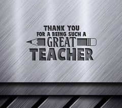 Teacher Thank You SVG  SVG