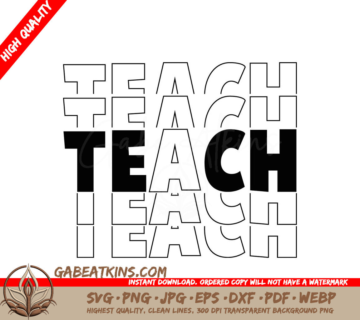 Teacher SVG  - Teach SVG