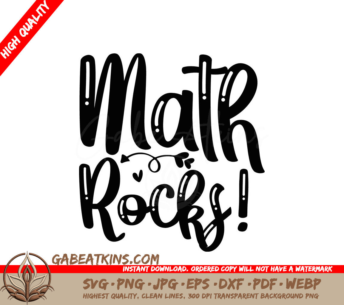 Math Rocks SVG Teacher  SVG