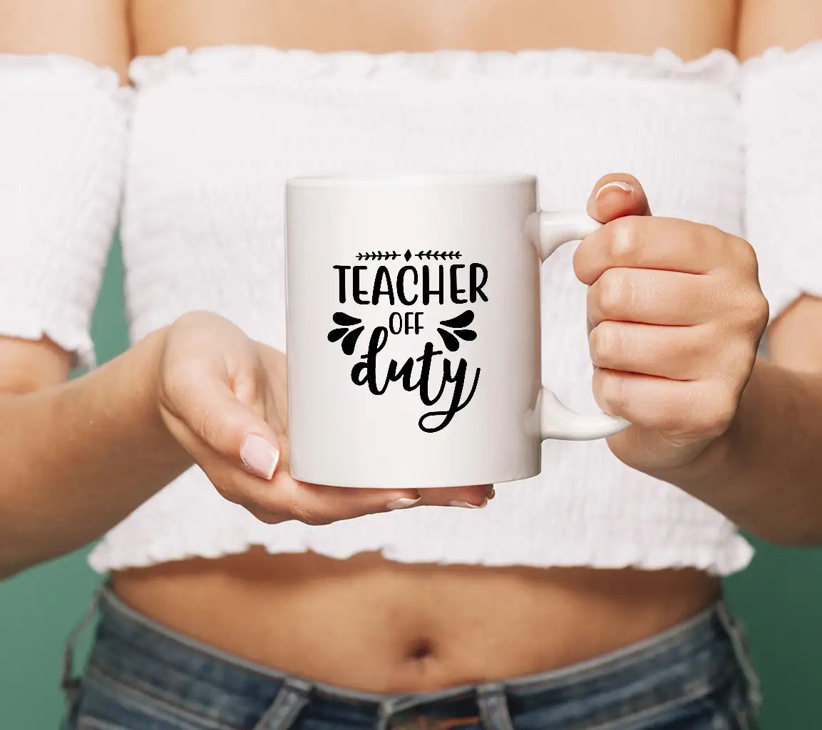 Teacher Off Duty SVG Sign SVG