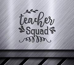 Teacher Squad Silhouette SVG SVG