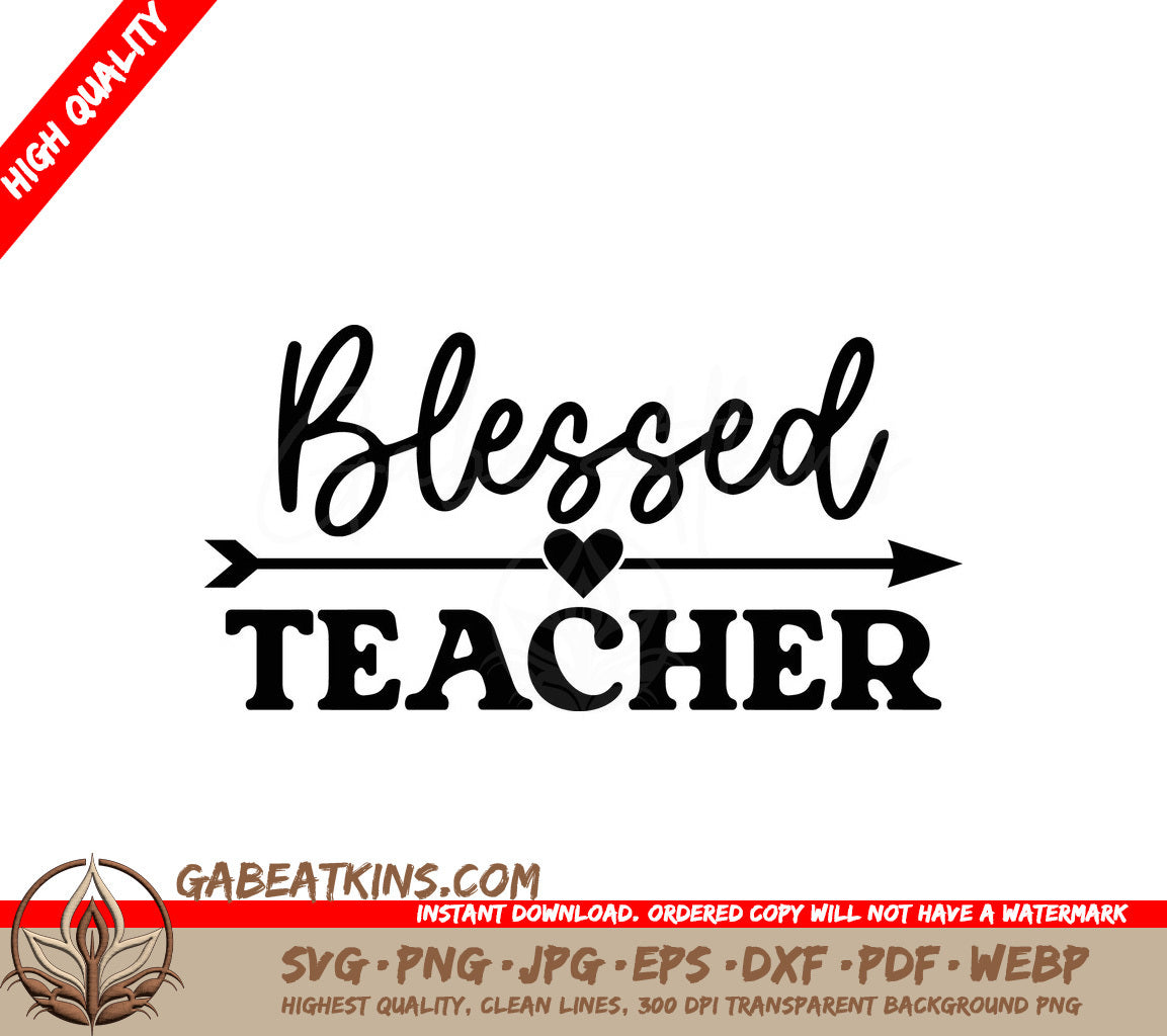 Blessed Teacher SVG  SVG