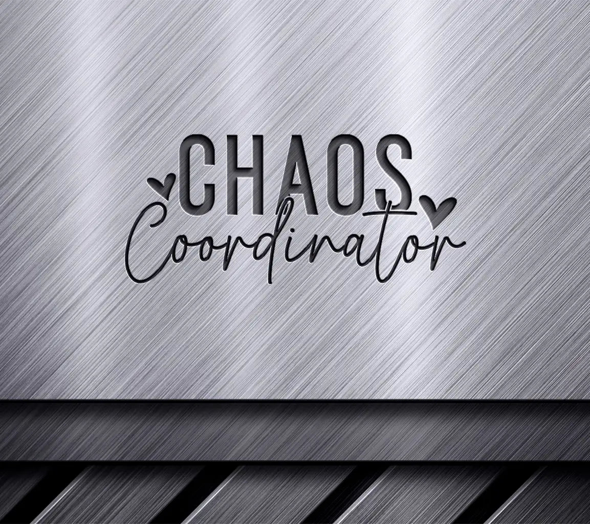 Chaos Coordinator SVG Sign SVG