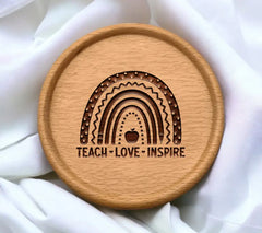 Rainbow Teach Love Inspire SVG SVG